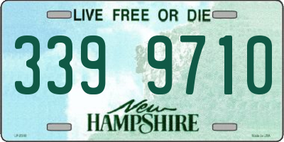NH license plate 3399710