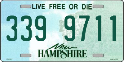 NH license plate 3399711