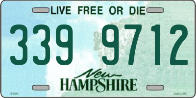 NH license plate 3399712