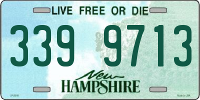 NH license plate 3399713