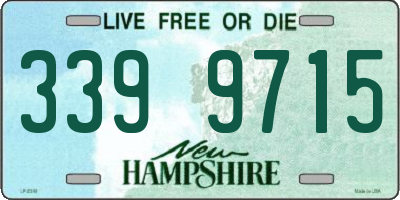 NH license plate 3399715