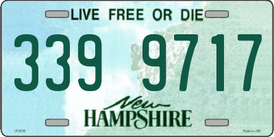 NH license plate 3399717