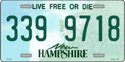 NH license plate 3399718