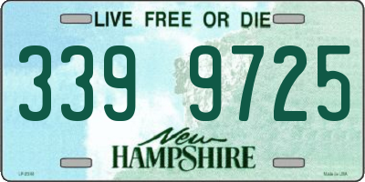 NH license plate 3399725