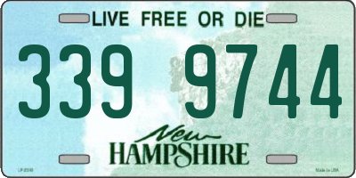 NH license plate 3399744