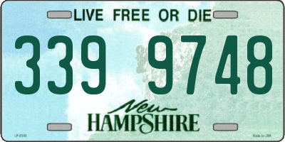 NH license plate 3399748