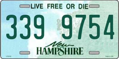 NH license plate 3399754