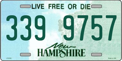 NH license plate 3399757