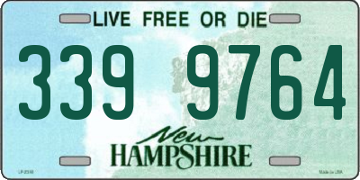 NH license plate 3399764