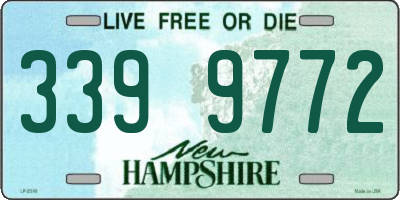 NH license plate 3399772
