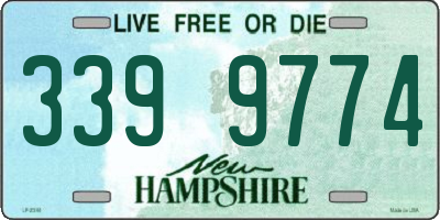 NH license plate 3399774