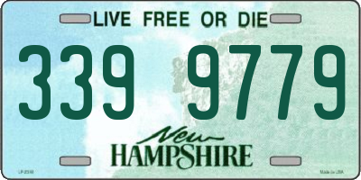 NH license plate 3399779