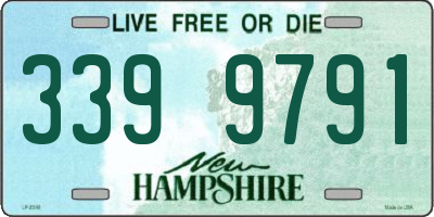 NH license plate 3399791