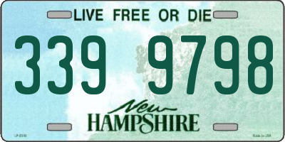 NH license plate 3399798