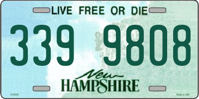 NH license plate 3399808