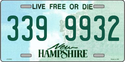 NH license plate 3399932