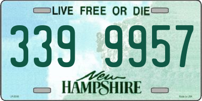 NH license plate 3399957