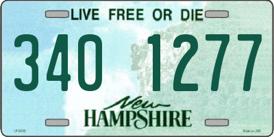 NH license plate 3401277