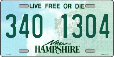 NH license plate 3401304