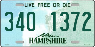 NH license plate 3401372