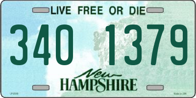 NH license plate 3401379