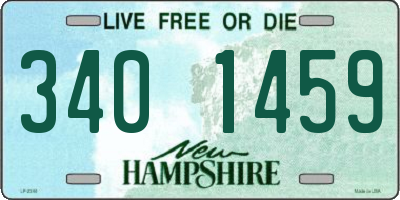 NH license plate 3401459