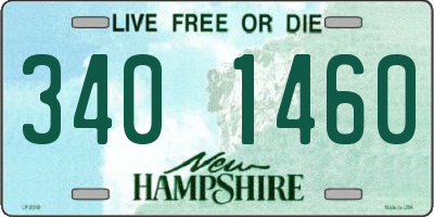 NH license plate 3401460