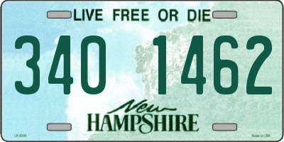 NH license plate 3401462
