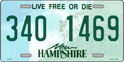 NH license plate 3401469
