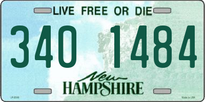 NH license plate 3401484