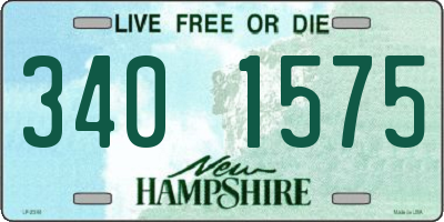 NH license plate 3401575