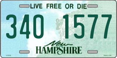NH license plate 3401577
