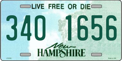 NH license plate 3401656