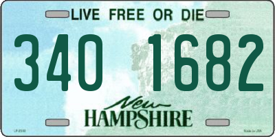 NH license plate 3401682