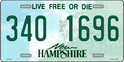 NH license plate 3401696