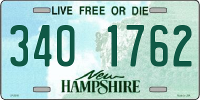 NH license plate 3401762