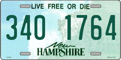 NH license plate 3401764