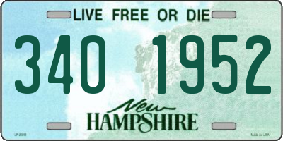 NH license plate 3401952