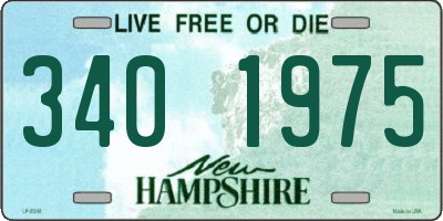 NH license plate 3401975