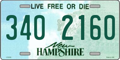 NH license plate 3402160