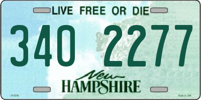 NH license plate 3402277