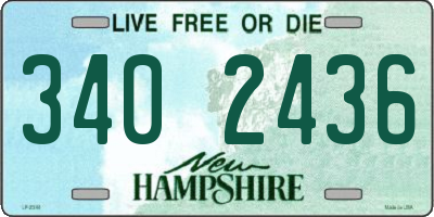 NH license plate 3402436