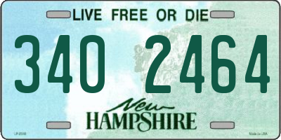 NH license plate 3402464