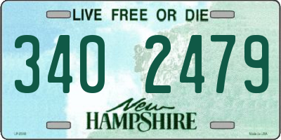 NH license plate 3402479