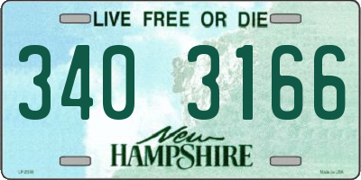 NH license plate 3403166