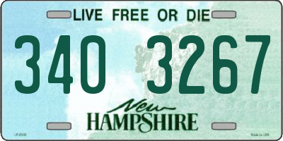 NH license plate 3403267