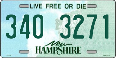 NH license plate 3403271
