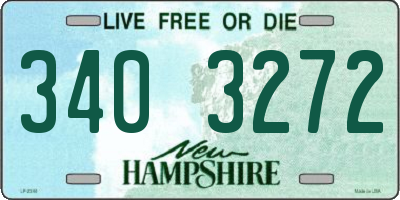NH license plate 3403272