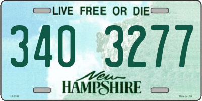 NH license plate 3403277