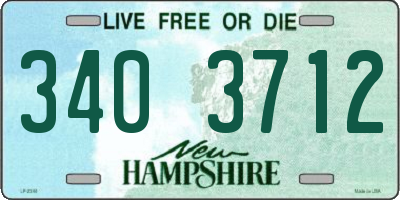 NH license plate 3403712